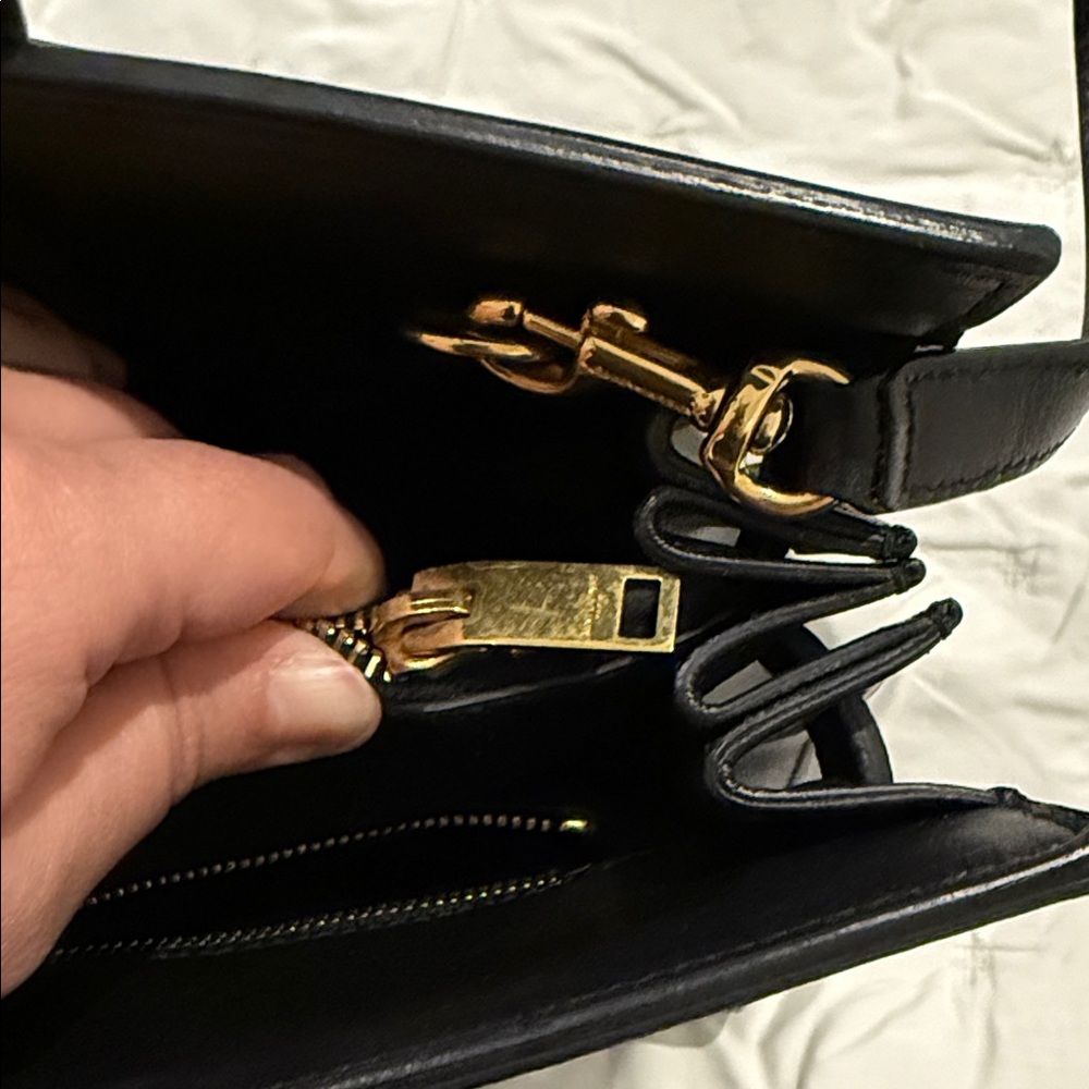 Saint Laurent Black Satchel Bag - Picture 6 of 7